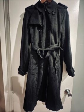 Altuzarra x Target Black double breast belted trench coat - Large-